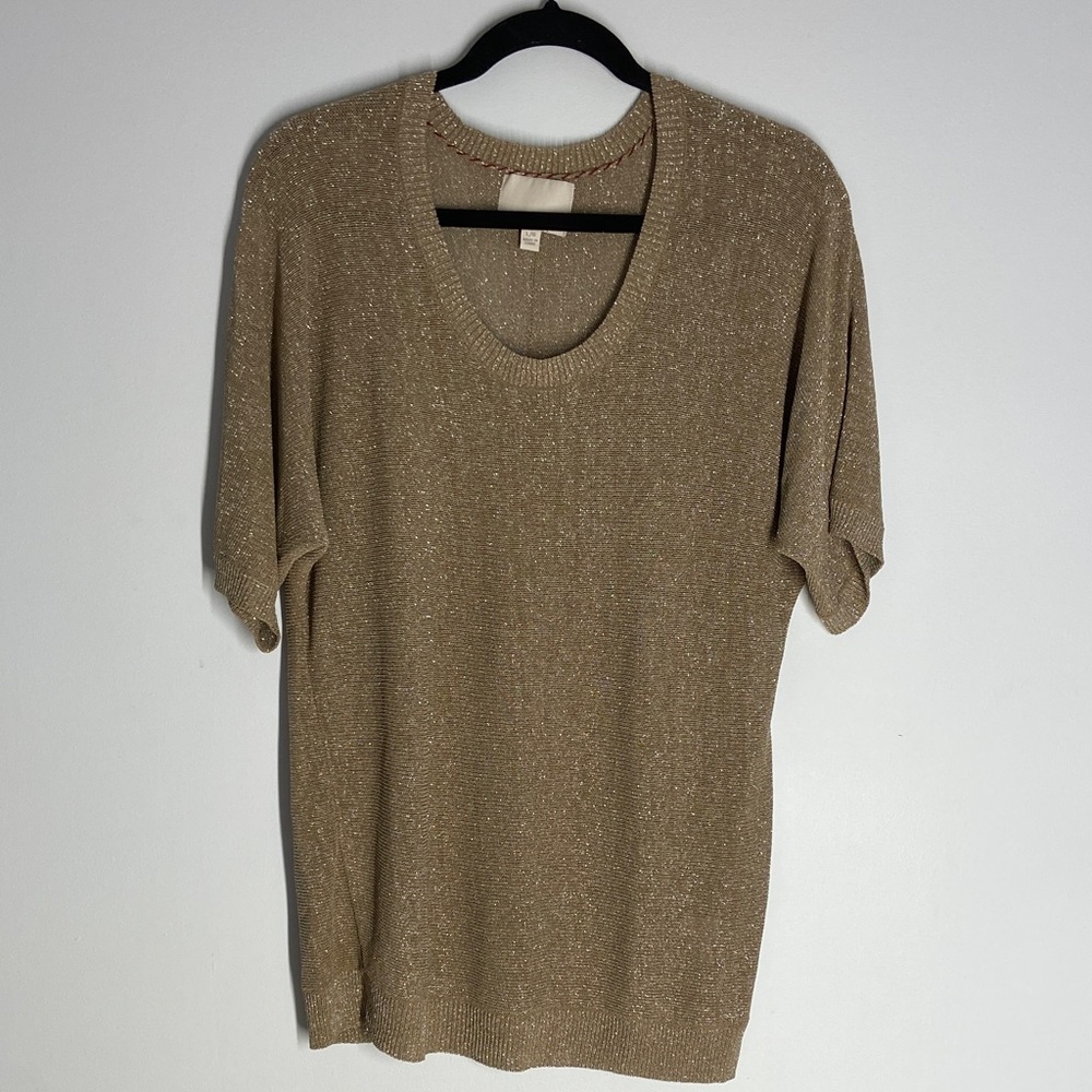Banana Republic Heritage Gold Knit Top. New without tags.